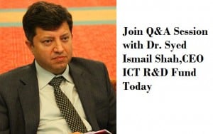 Teamup Organizes a Q&A Session with Dr. Syed Ismail Shah,CEO ICT R&D Fund