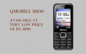 QMobile Launches M100 with as Low Price as Rs 1890