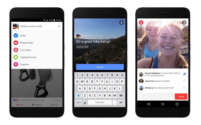 Facebook Launches Live Video Streaming Feature for Everyone
