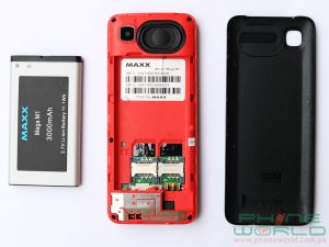 Maxx Mega M1 battery and back cover