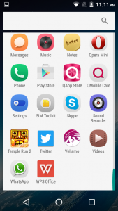 qmobile noir s1 pro interface android marshmallow 6.0