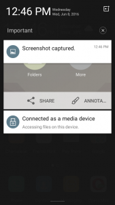 qmobile noir w70 android amigo notification interface