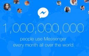 Facebook Messenger Now Has 1 billion Active Users