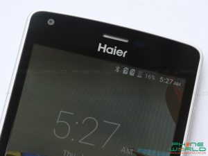 haier pursuit g40 front camera and sensors