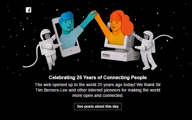 Facebook is Celebrating 25th Anniversary of World Wide Web-Internaut Day