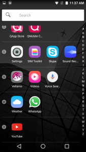 qmobile noir s2 plus android marshmallow 6.0 interface