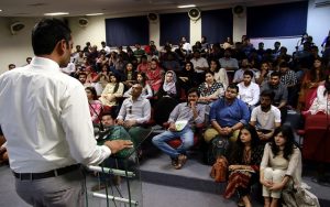Muhsen, Being Part of Ufone’s Unsung Heroes Campaign, Delivers Motivational Speech at Islamabad Universities