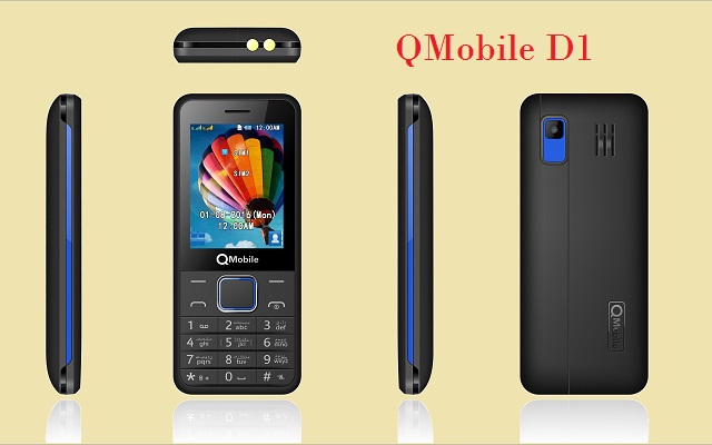QMobile Launches Two Elegant Bar Phones D1 and D3