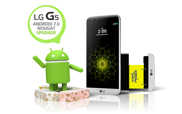 LG Begins Nougat OS Update for G5 in Korea, Other Markets to Follow