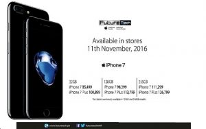 ﻿FutureTech to Bring the iPhone 7 in Pakistan on 11th November 2016