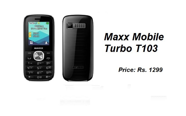 Maxx Mobile Launches Turbo T103