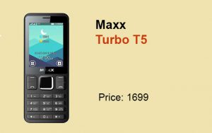 qmobile maxx turbo t5 price and specifications