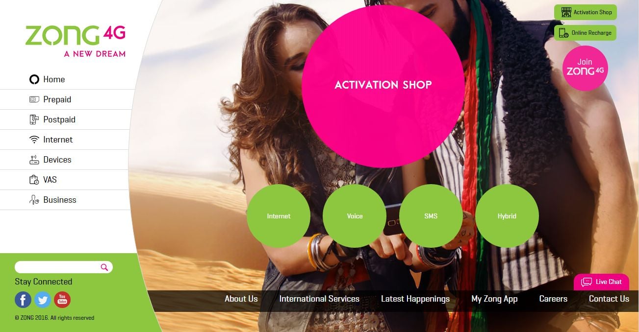 Zong Launches New Website for Enhancing Customer Experience