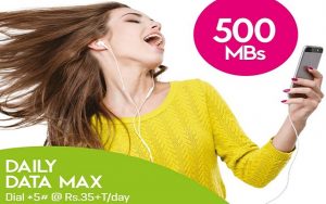 Zong Daily Data Max Offer