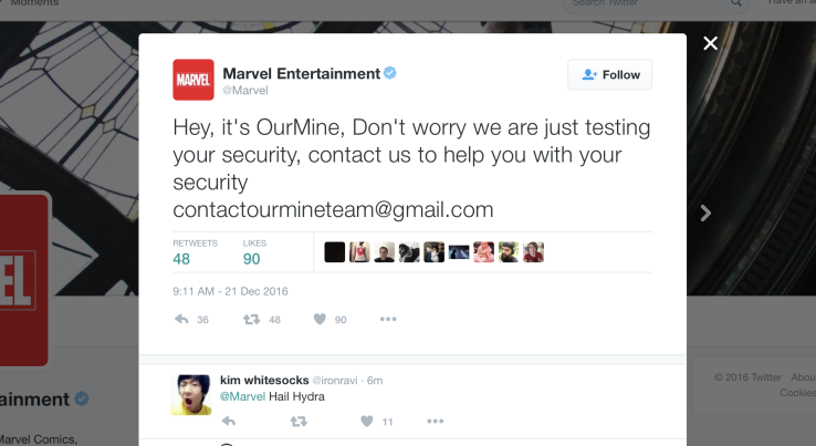marvel-account-hacked
