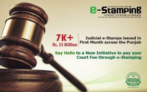 PITB Issues Over 7000 Judicial e-Stamps Just in a Month