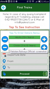 Pakistan Railway Launched Mobile App to Book Tickets
