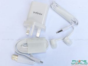 infinix s2 charger data cable headphones