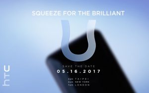 HTC U Confirms to Launch Squeezable Phone