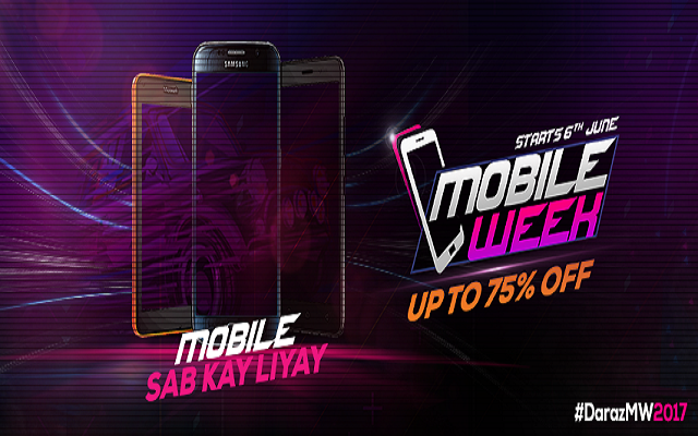 Daraz Mobile Week Offering upto 75% off on Leading Phone Brands