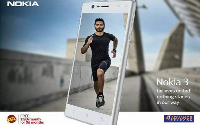 Jazz Offers Free Internet For 6 Months on Purchase of Nokia 3