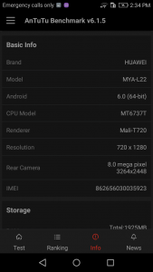 huawei y5 antutu scores and comparison