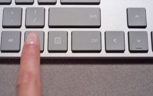 Microsoft Introduces Hidden Fingerprint Sensor in it's Modern Keyboard