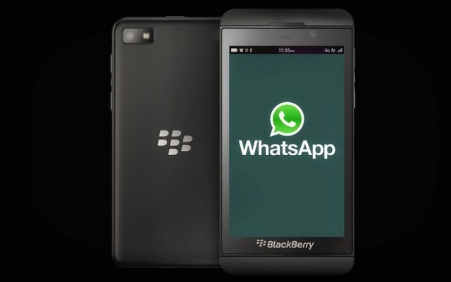 WhatsApp Supports for BlackBerry