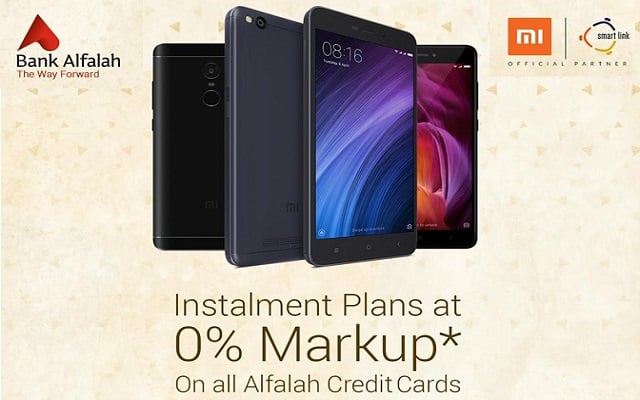 Bank Alfalah Offers Xiaomi Phones on Monthly Installments with 0% Markup