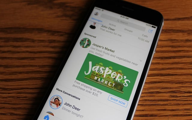 Facebook Messenger to Inject Display Ads into Inbox Globally