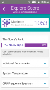 qmobile i8i vellamo scores and comparison