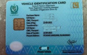  Smart Card to Replace Your Vehicle's Registration Book: Excise