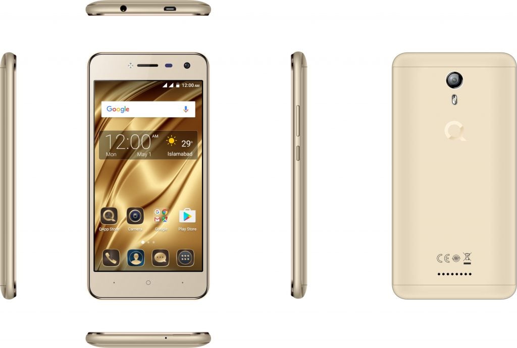 QMobile Presents i6 Metal with Metallic Back Cover