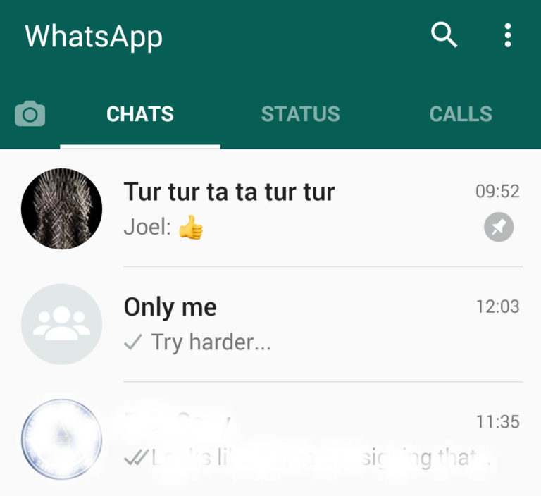 WhatsApp Now Let You Pin Three of Your Favorite Chats