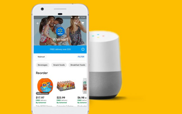 Google and Walmart Partner for Voice Based Shopping Project