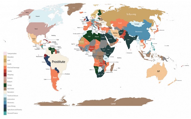 These are the Most Googled Products for Every Country in the World