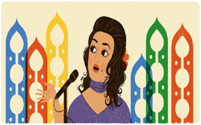 Google Pays Tribute to Legend Noor Jehan through Doodle on her 91st Birthday