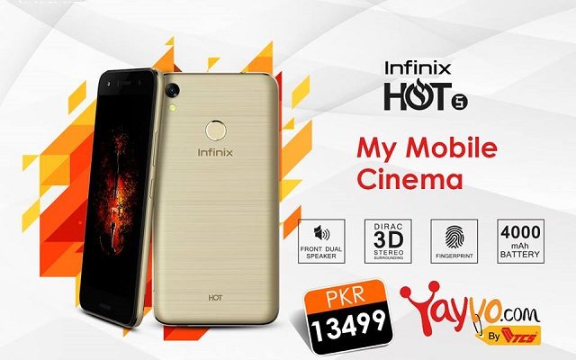 Budget Friendly Infinix Hot 5 is Now Official in Pakistan