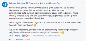 tA Loyal Telenor Customer's Sarcastic Complaint goes Viral on Social Media