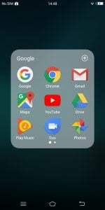 vivo v7 plus interface display results