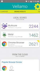xiaomi mi a1 vellamo scores and comparison