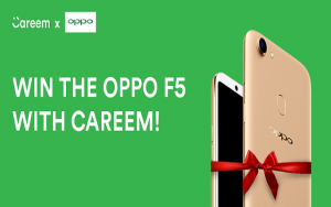 Book a Careem & Get Chance to Win OPPO F5