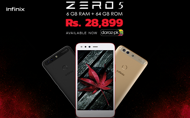 Infinix’s Latest Flagship Smartphone, Zero 5, Exclusively Available on Daraz.pk