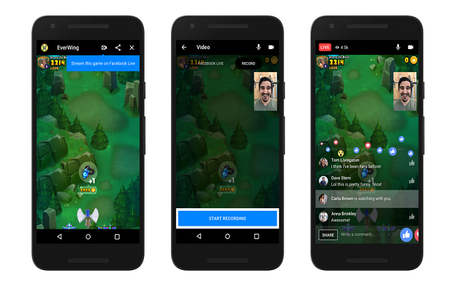 Facebook Now Allows You to Live Stream While Playing Games
