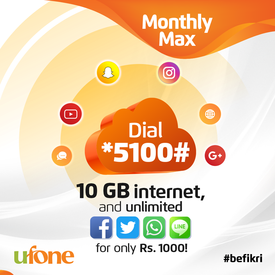Ufone Monthly Max Package