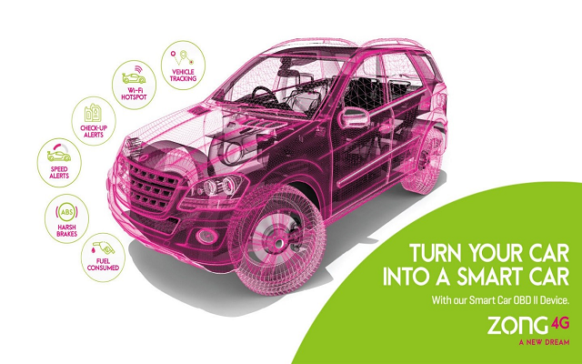 Zong 4G Launches Smart Car Solution- A Realm of New Opportunities