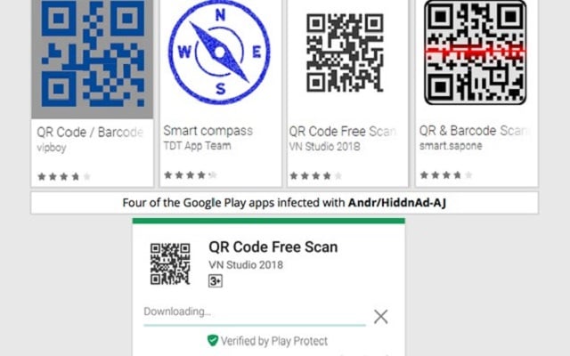 Android Malware in QR Code Apps Secretly Infect 1 Million Users