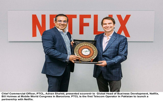 PTCL Inks Agreement with Netflix to Provide Online Subscription Video on Demand to its Subscribers