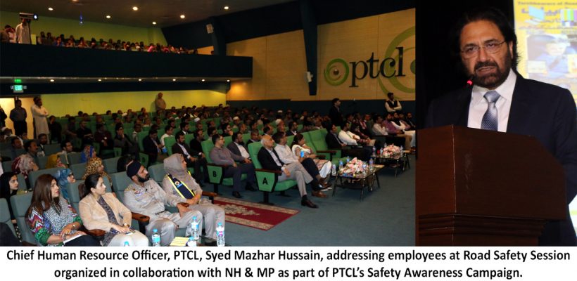 PTCL organizes Road Safety Session in collaboration with NH&MP