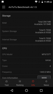 qmobile e3 dual antutu scores and comparison